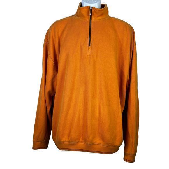 Tommy Bahama Men’s Jacket Orange Pullover Size L - Picture 1 of 10